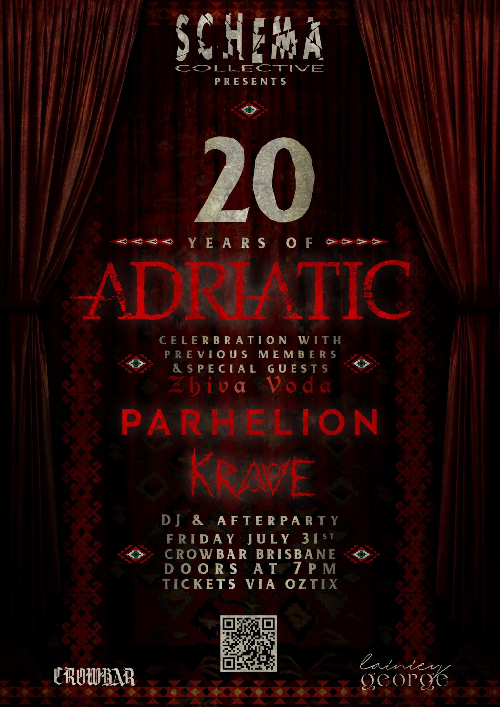 Adriatic 20th Anniversary&nbsp;31/07/26